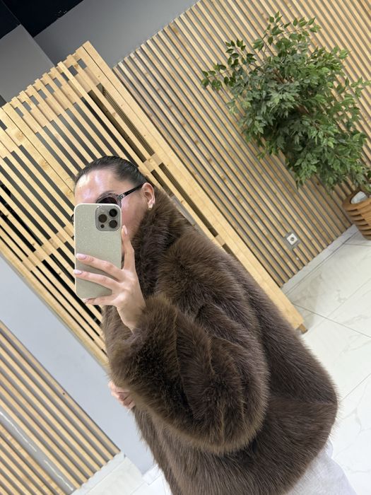 Трендовя модель эко-шубы