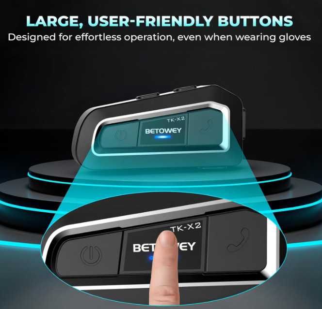 Мотоциклетна комуникационна система TK-X2, двойна