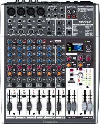 Behringer Xenyx X1204USB Mixer with USB and Effects
