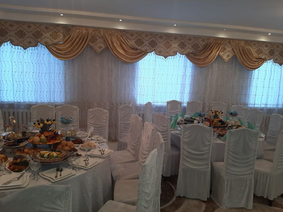 Прокат Элитный белый посуды столов и стульев. - Прокат посуды Кызылорда ...