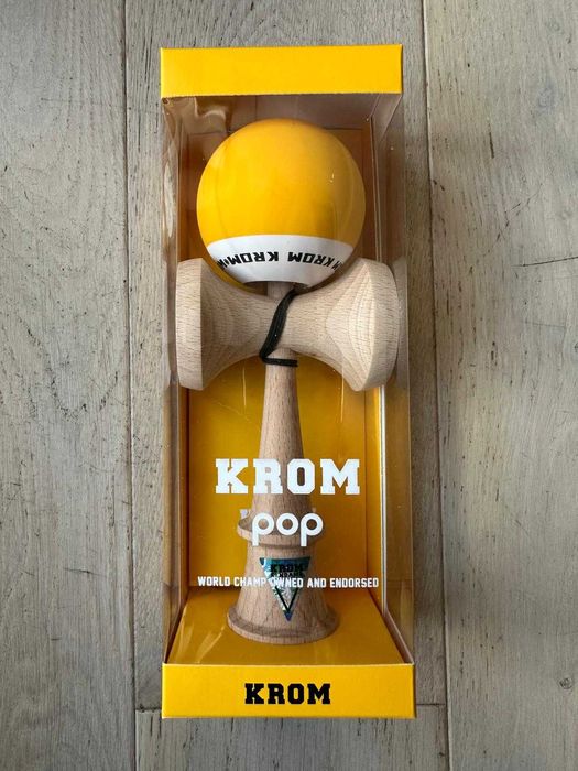 Kendama Krom POP Rubber Yellow originala