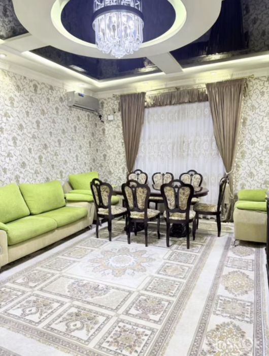 Квартира сотилади 97 кв метр 3 хона 2 этаж жихозлари билан