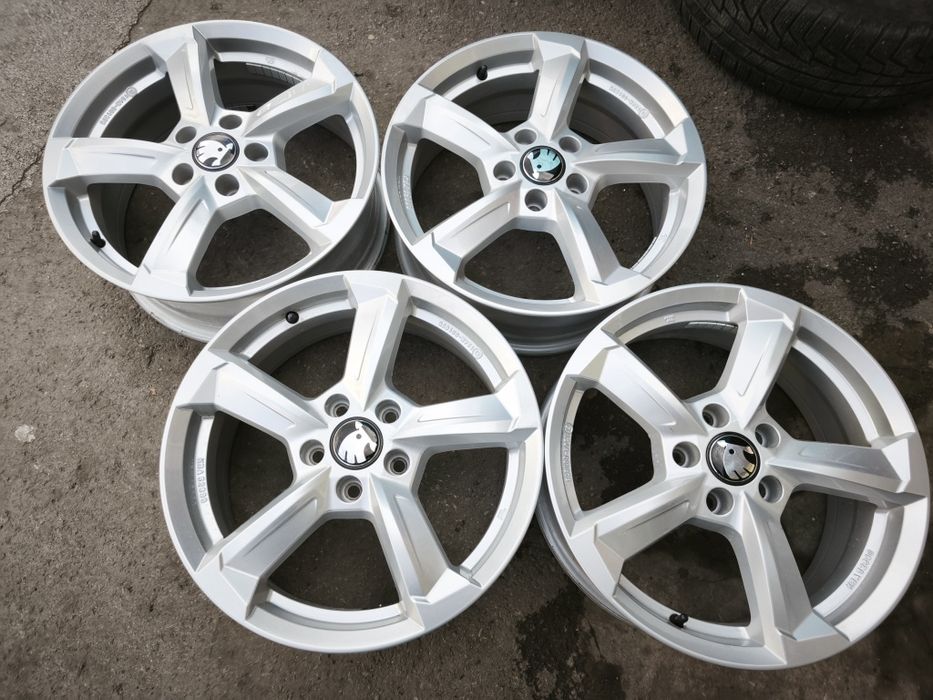 17" оригинални алуминиеви джанти за Skoda Octavia...