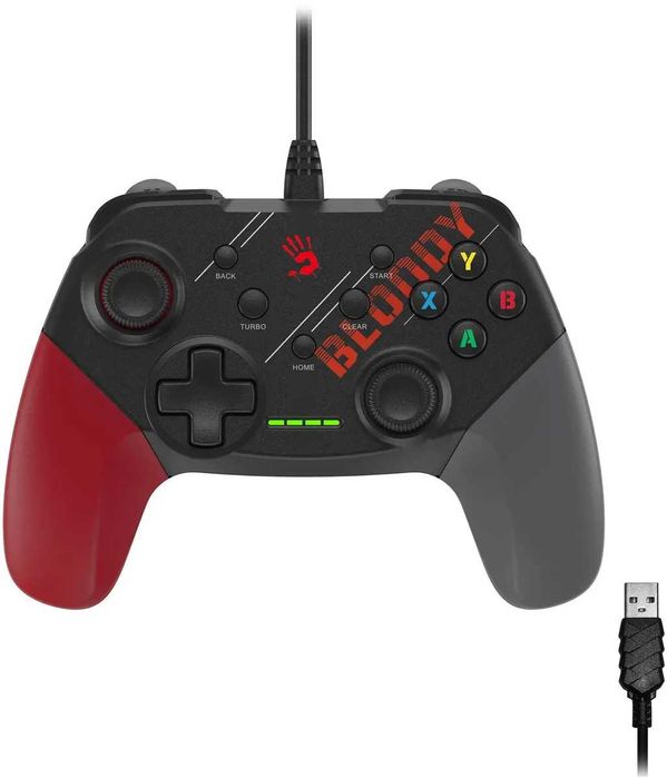й Джойстик Bloody GP30/50/70 SPORTS USB Геймпад(GAME PAD) RED/BLUE 1.4