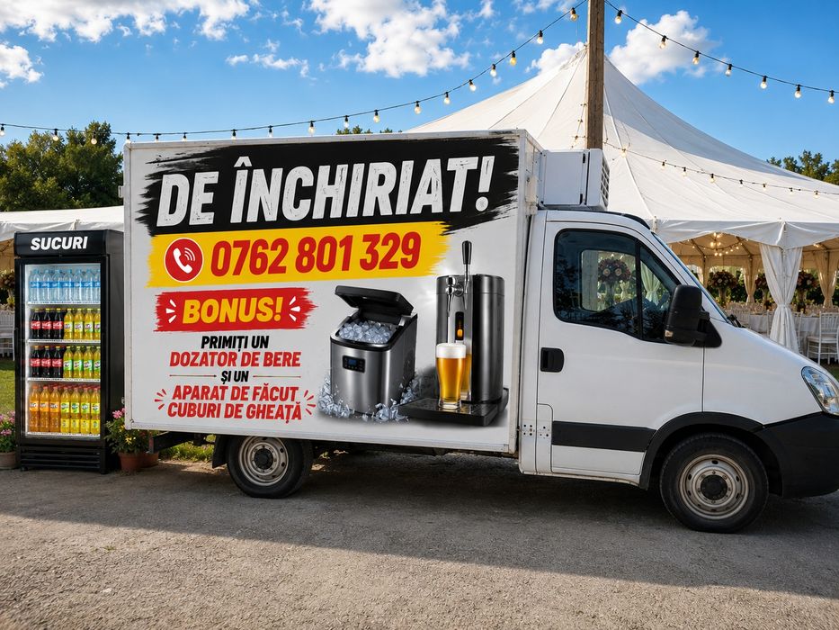 Închiriez auto frigorifica pentru evenimente.