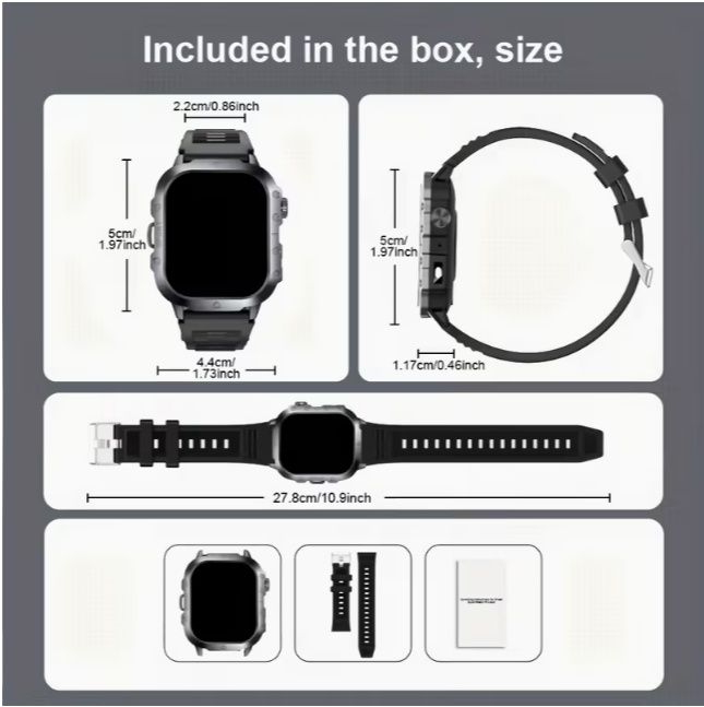 НОВ Спортен Смарт Часовник с 5.11cm дисплей ,  smart watch