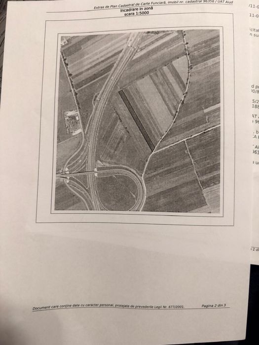 Vand teren 4400 m2 Aiud