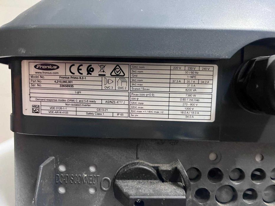Invertor Fronius 8KW