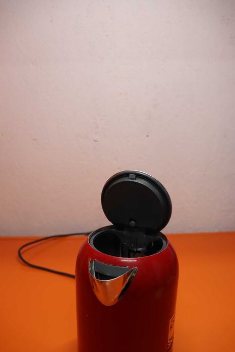 Електрическа кана Kenwood kMix 1 л Червена 2200 W - Kenwood kMix, 1 л, Червен, Метал, Бутони, Бутон, Неръждаема стомана