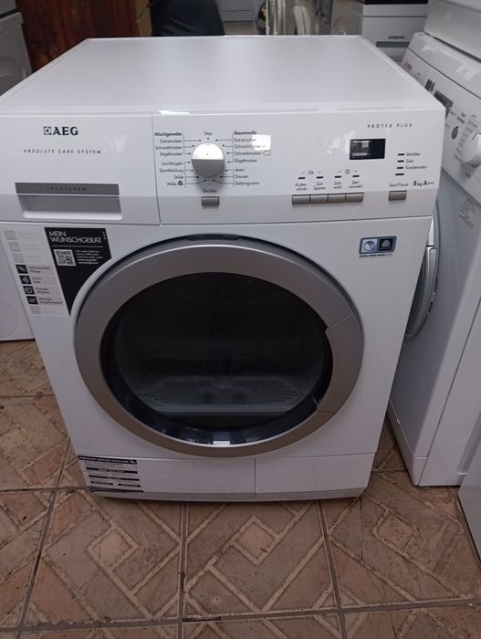 Сушилня с термопомпа АЕГ Aeg Protex Plus A+++ 8кг 2 години гаранция!