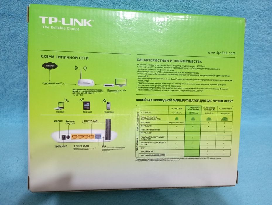 Tp Link модем в рабочем состоянии.