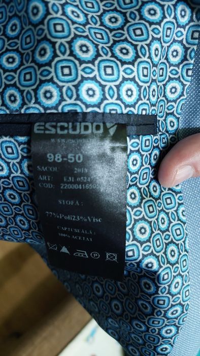 Sacou Albastru Escudo