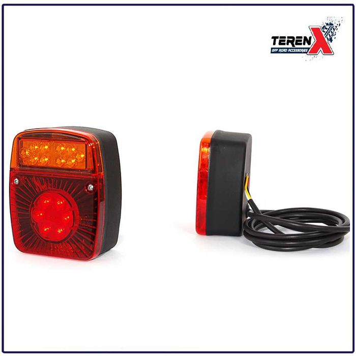 Triplă spate LED 476 12-24V stop, poziție, semnalizare și lumină număr