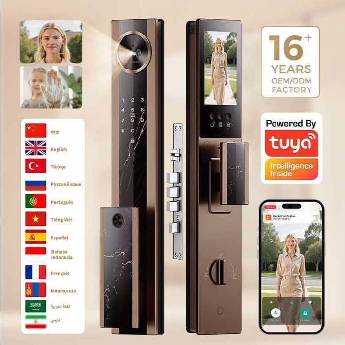 Умный замок, Электронный замок, Для любой двери, Smart lock, Face id