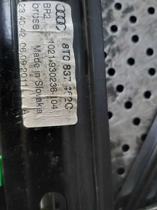 Macara geam electric dreapta audi a5 8t 8t0837462c