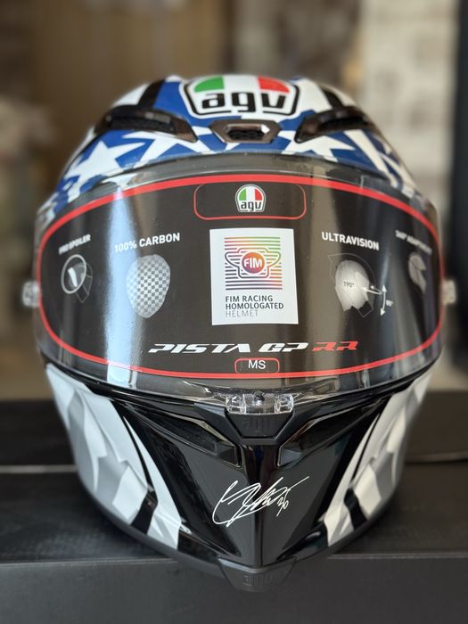 AGV Pista GP RR - Rossi Soleluna 2022 - M + Mir Americas - MS