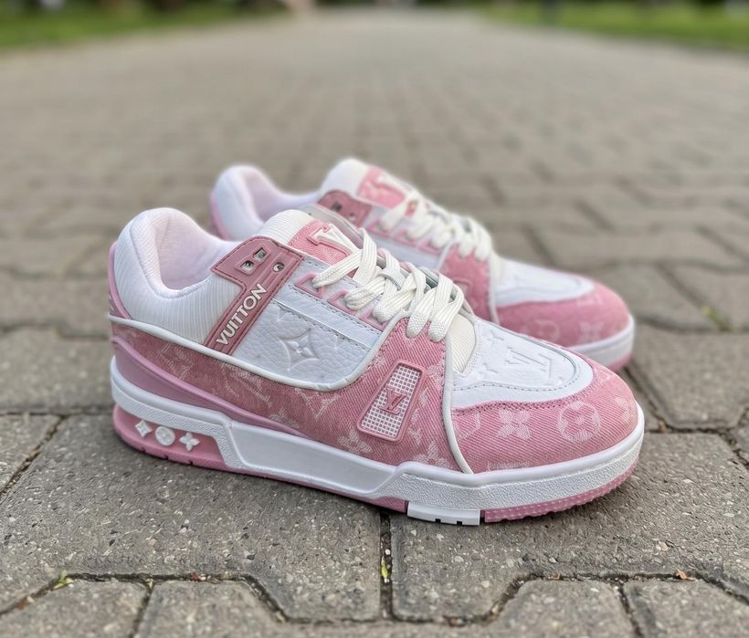 Adidasi LV Trainer Roz Dama - Full Box