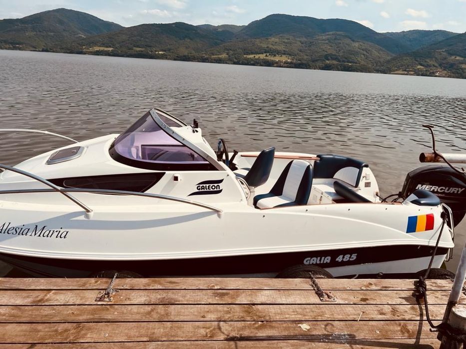 De vanzare barca cu motor Galeon Galia 485, Mercuri 60CP. Ambarcatiune