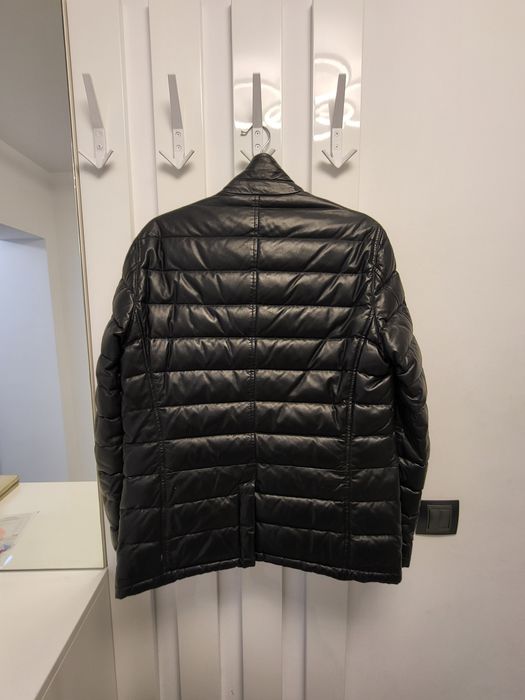 Geacă piele naturală Massimo Dutti 70% REDUCERE