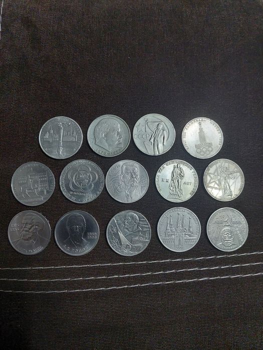 Юбилейные рубли! Монеты бумажные рубли .