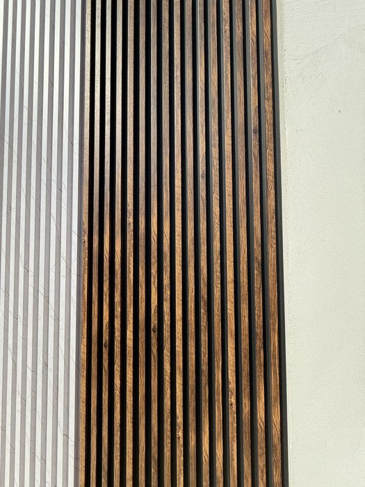 Riflaj decorativ wpc interior exterior panou 2,9m pe 16 cm nu mdf