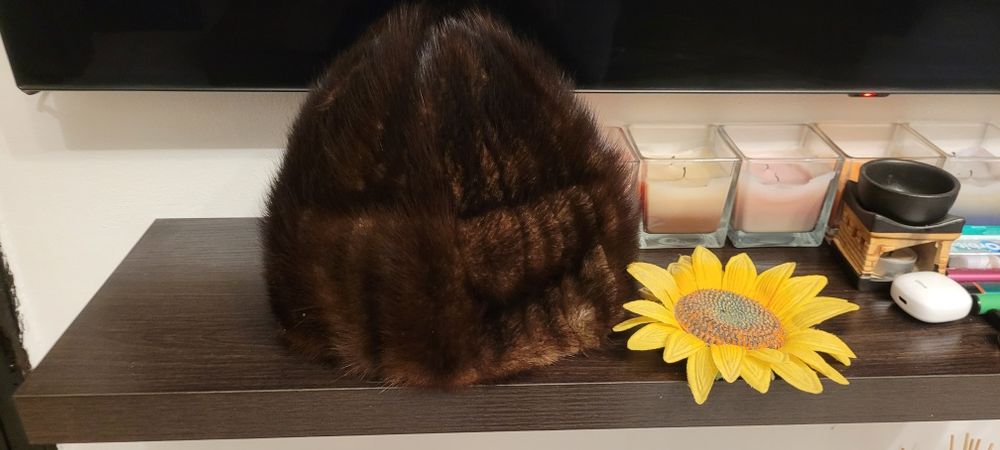 Caciula damă blana naturala nurca