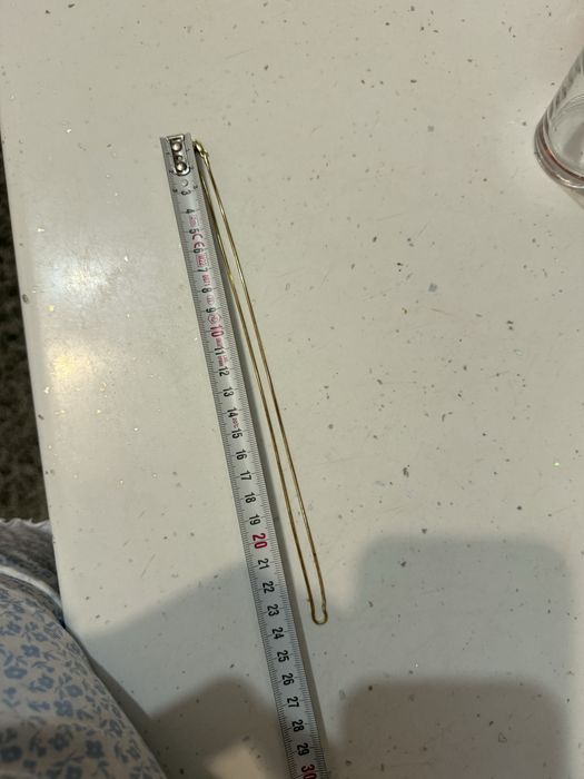 Lantic de aur 14k cu cruciulita