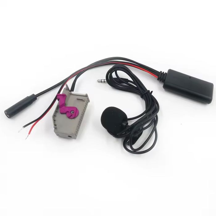 Bluetooth модул за автомобилна мултимедия с микрофон VW-RNS-e навигация (Hands-Free & Music Streaming)
