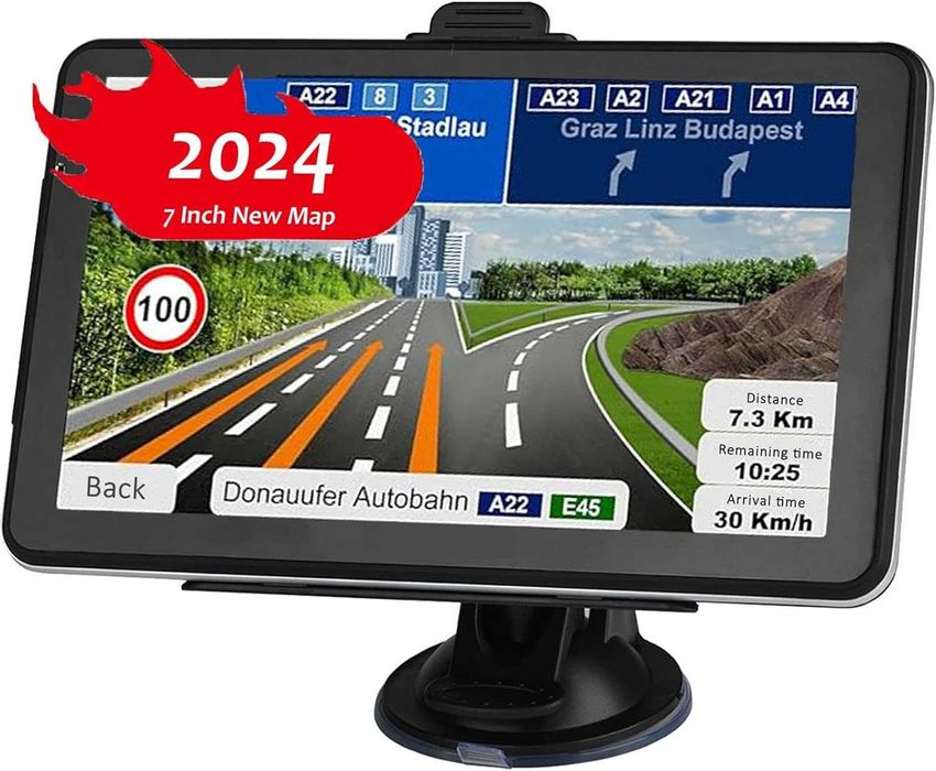 GPS навигация, 7 инча екран, 8GB, 256MB, FM предавате