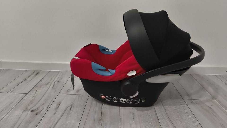 Scoica Cybex Aton B iSize Dynamic Red