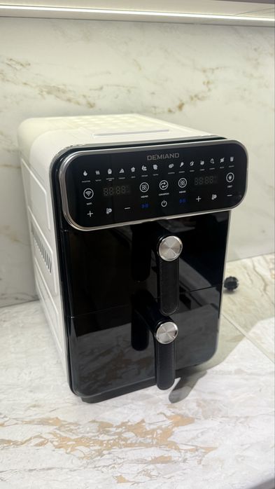 Аэрогриль DEMIAND DUOS DK-2100/WIFI, 2 чаши — почти новый