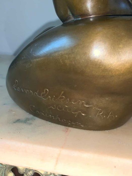 Sculptură bronz Edvard Eriksen (1876-1959)