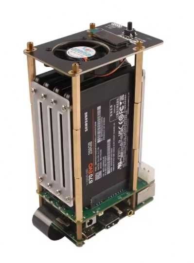 Placă Ventilator + Display Oled pentru HAT SATA Raspberry Pi Noua