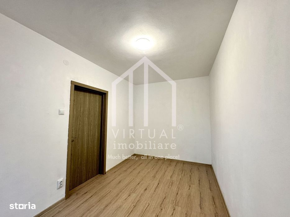 Apartament cu 3 camere, 45mp utili+balcon, etaj 1/4, Ciresica