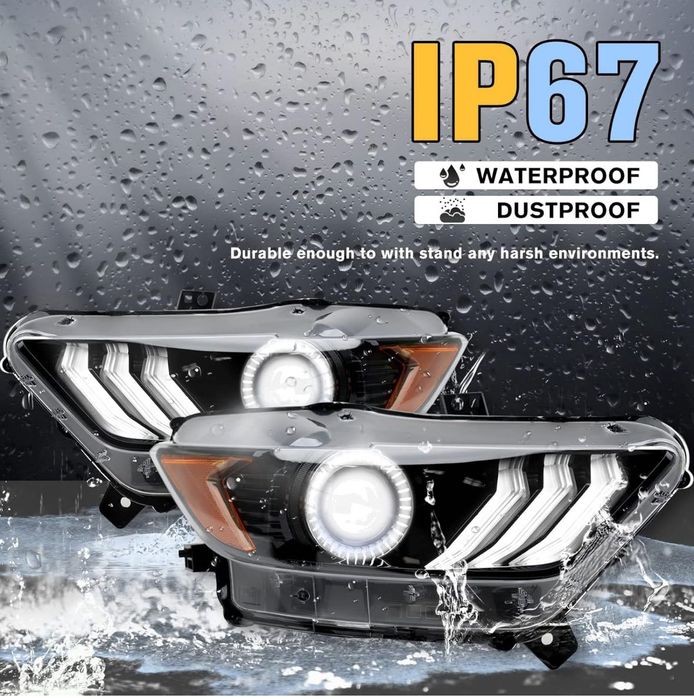 LED фарове Ford Mustang 2015-2017