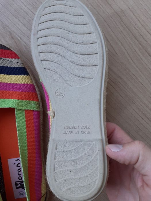 balerini noi vascoza iuta noi mărimea 35 22.5cm interior