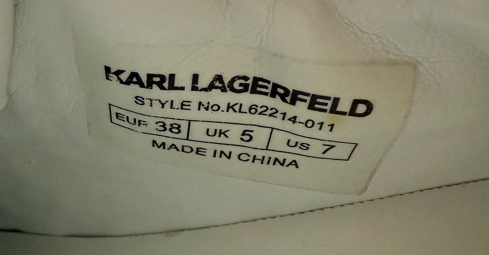 Бели кецове Karl Lagerfeld