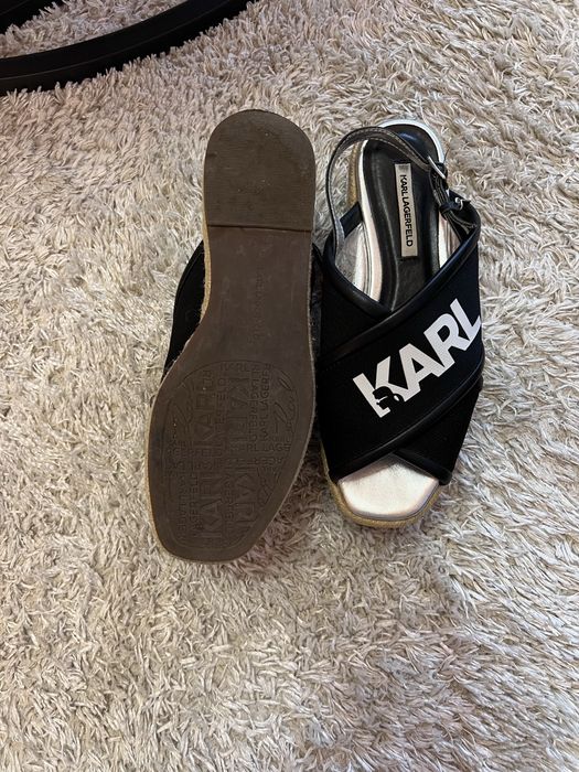 Сандали тип еспадрили karl lagerfeld