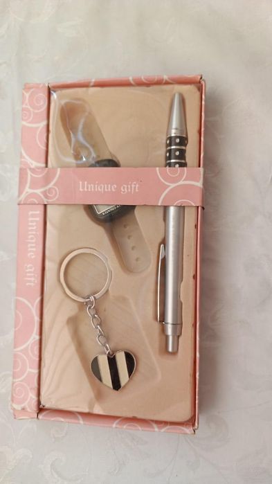Подарочный набор ручка брелок