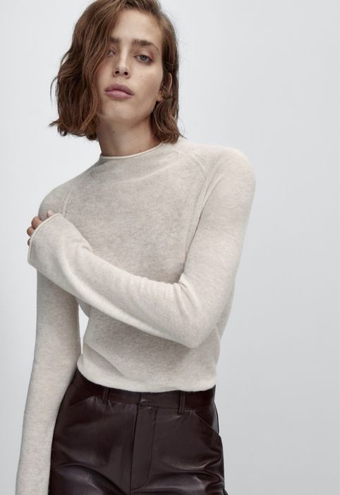 Pulover Massimo Dutti cu guler inalt