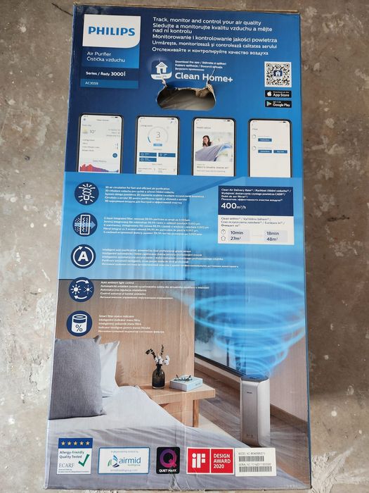 Purificator Aer NOU Philips 3000i 48m²