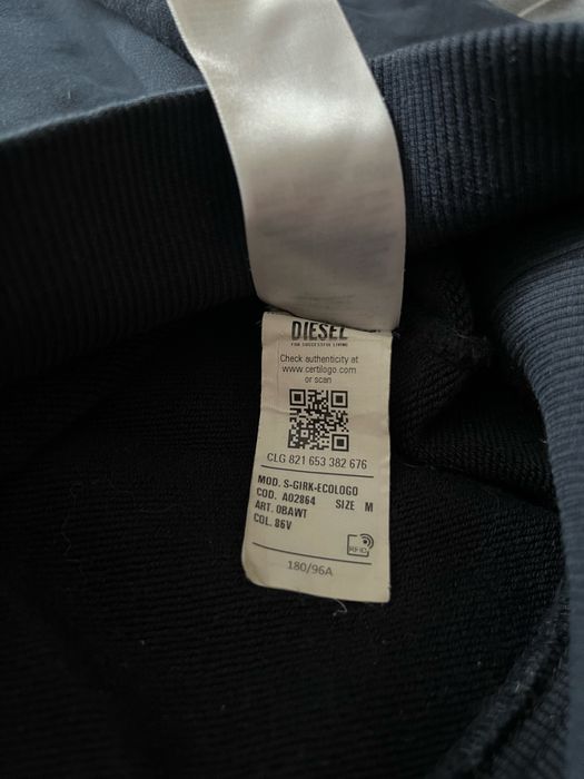 Блуза на DIESEL в тъмно син цвят