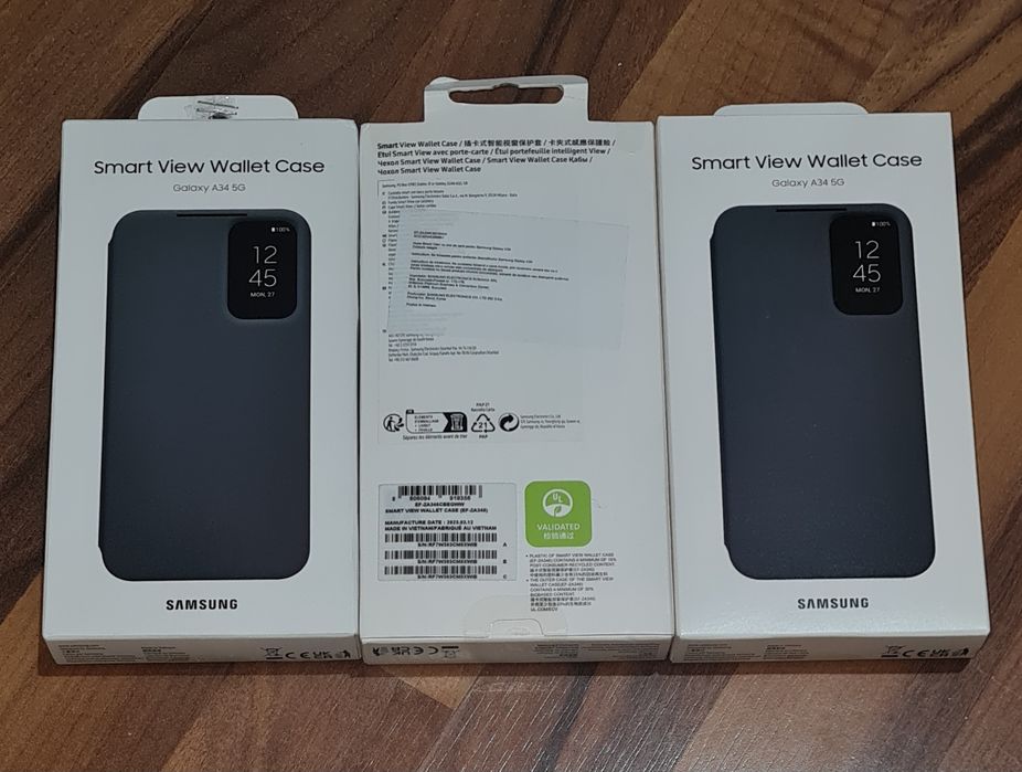 Husa flip activa originala Samsung Smart View Wallet Case Galaxy A34