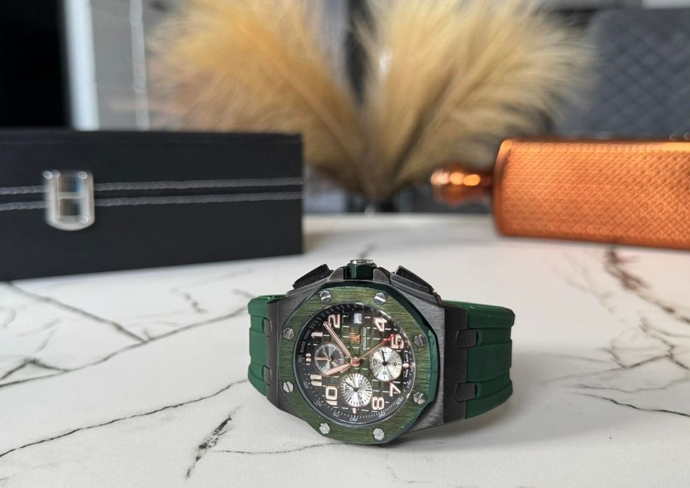 Audemars Piguet мъжки ръчен часовник зелен цвят green camo часовници