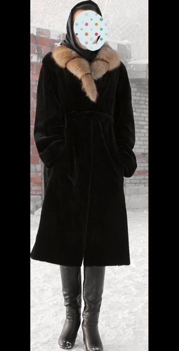 Шуба стриженная норка