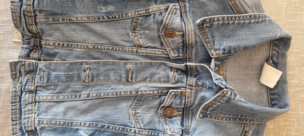 Късо дънково яке