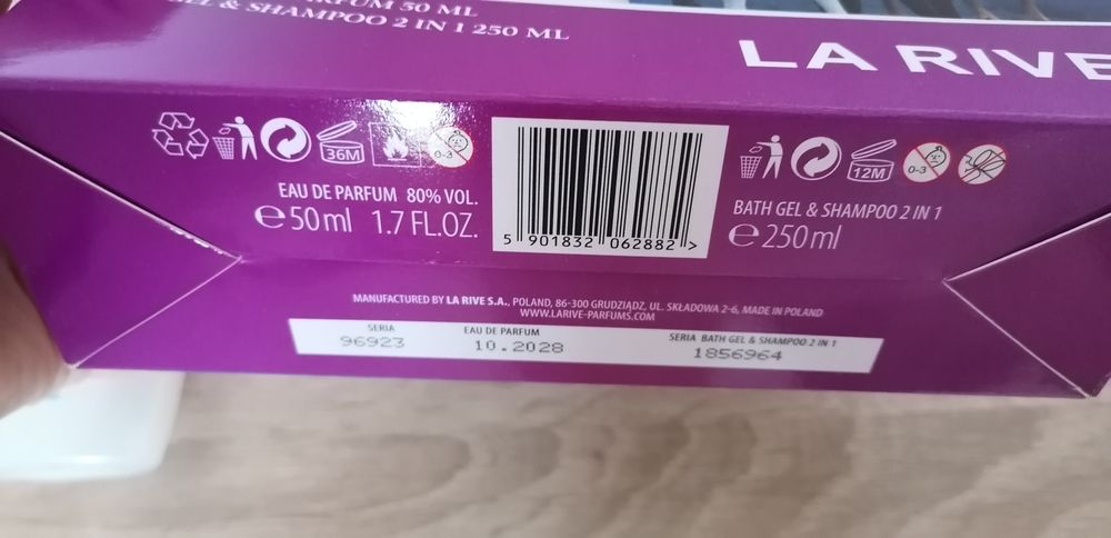 Парфюм и душ-гел Елза и Ана + балсам за коса