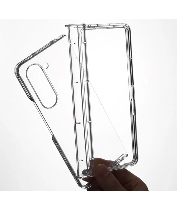 Samsung Z FLIP FOLD 4 5 6 Husa Hard Case PC Clear Protectie Laterala