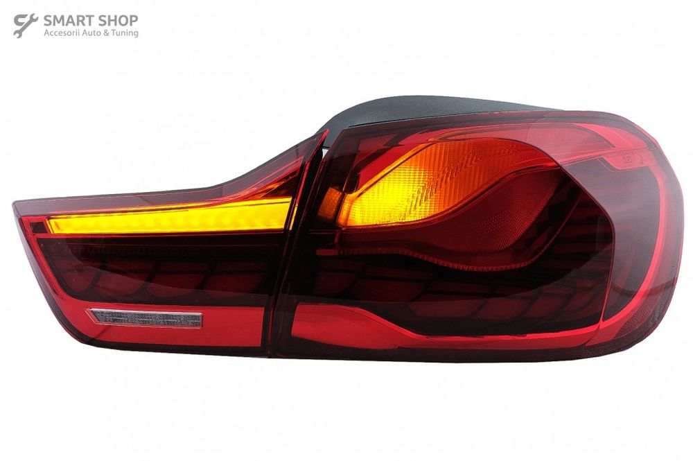 Stopuri OLED BMW Seria 4 F32 F33 F36 M4 F82 F83 (2013-03.2019) Rosu cu
