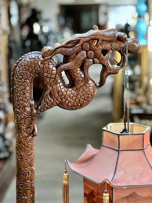 Lampă veche de podea *** vintage / antic / vechi / retro ***